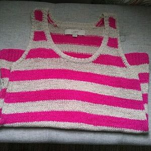 Ann  Taylor Loft Sweater Tank Top